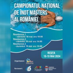 Cea de-a 13-a ediție a Campionatului Național de înot Masters, iar la Bazinul Olimpic din Complexul Municipal de sport si sanatate “Ioan Schuster”din Reșița, cea de-a cincea ediție!