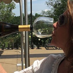 Guzzle Buddy - paharul din sticla de vin!
