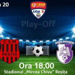 [VIDEO] CSM Reșița – FC Argeș-  Primul meci jucat în nocturnă în Valea Domanului