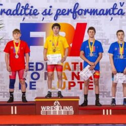 Luptătorul reșițean Carlos Rădulescu a obținut argintul la Turneul Internațional U15 Wrestling Challenge „Ioan Mureșan & Valeriu Bularca” de la Cluj