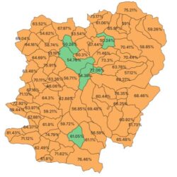 Doar 6 localități cărășene au votat cu Nicușor Dan