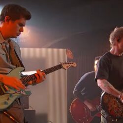 Urmărește-l pe Ed Sheeran cântând live "Drive" alături de John Mayer și Dave Grohl - VIDEO