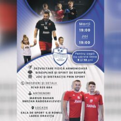 ACS Viitorul Caraș-Severin își deschide o nouă filială pentru copii!