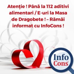 Atenție! Până la 112 aditivi alimentari. E-uri la Masa de Dragobete !