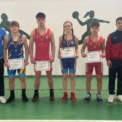 Două titluri naționale pentru luptătorii de la Clubul Sportiv Școlar Reșița la Naționalele Școlare U17