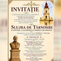 Slujbă de târnosire și sfințire la Biserica Ortodoxă din Berliște, în prezența Episcopului Lucian