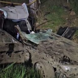 Țeavă de gaz avariată în urma unui accident rutier
