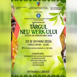 Târgul Neu Werk – Ediția de Primăvară, la Bocșa-  Tradiții, producători locali și spiritul Banatului autentic