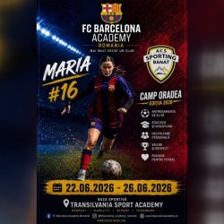 Maria Rață, de la ACS Sporting Banat, participă la FC Barcelona Academy Romania Camp Oradea