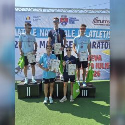 CSU Reșița, 13 medalii și trei recorduri naționale la Campionatele Naționale de atletism