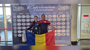 Andrada Dință, campioană balcanică U15 la lupte feminine