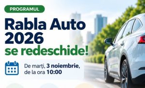 Programul Rabla Auto 2026 se redeschide pe 3 noiembrie. Ce sume pot primi românii